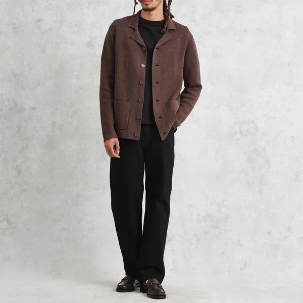 Wax London Wightman Cotton-Blend Knit Cardigan