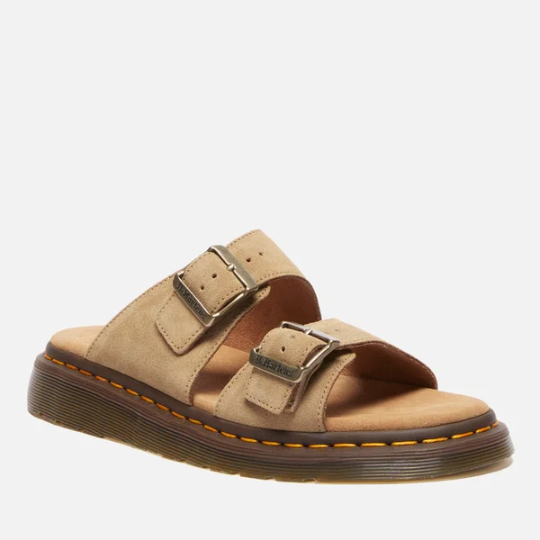 Dr. Martens Josef Suede Double-Strap Sandals