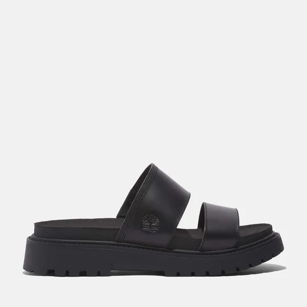 Timberland Women's Clairemont Way Leather Slide Sandals