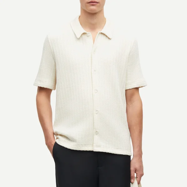 Samsøe Samsøe Sakvistbro Cotton-Blend Waffle Shirt