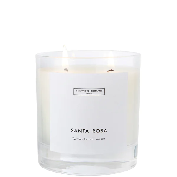 The White Company Santa Rosa Candle 280g