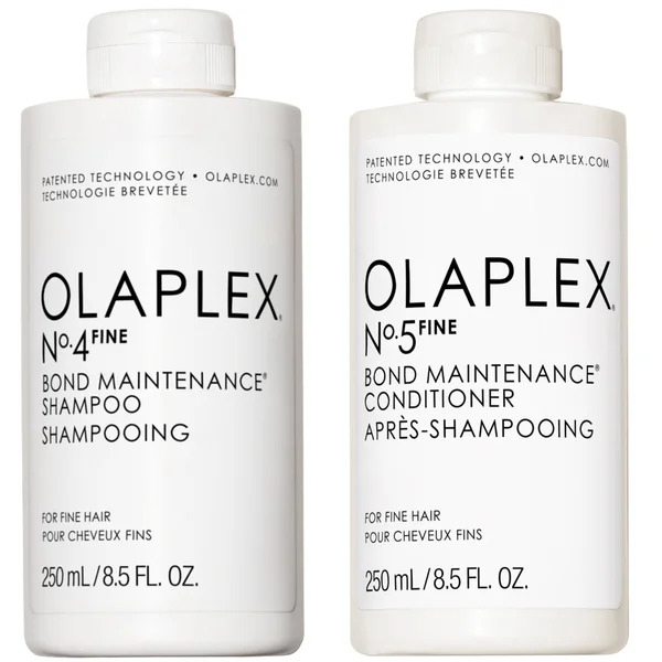 Olaplex No.4 and No.5 Fine Shampoo and Conditioner Duo 250ml