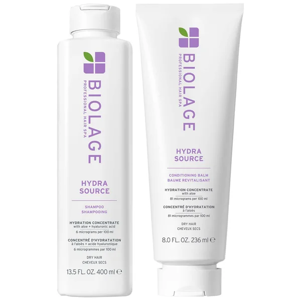 Biolage Hydra Source Shampoo 400ml and Conditioner 236ml Duo