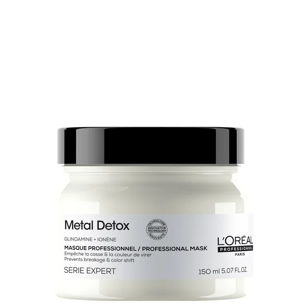L'Oréal Professionnel Metal Detox Hair Mask, Prevent Breakage & Colour Fade from Hard Water 150ml