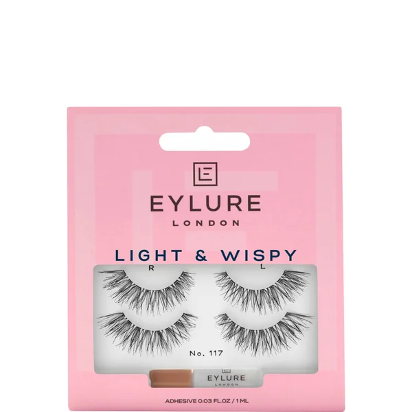 Eylure False Lashes Light & Wispy No 117 Twin Pack