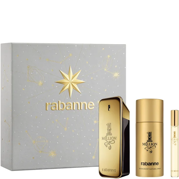 Rabanne 1 Million Eau de Toilette 100ml + Deodorant 150ml + Eau de Toilette 10ml