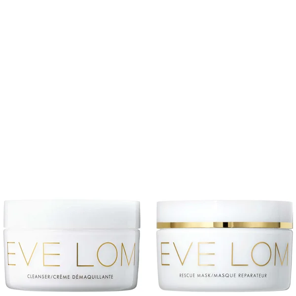 Eve Lom Cleanser and Rescue Mask 100ml Duo