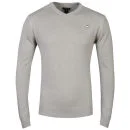 Atticus Men's Fredrick V-Neck Knit - Grey Marl
