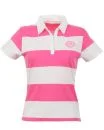 Official England Cricket Short Sleeved Striped Polo shirt