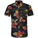 Soul Star Men's Hawaii Shirt - Navy