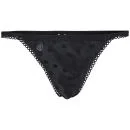 Passionata Polka Dot Thong - Black