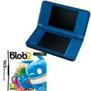 Nintendo DSi XL Console Blue: Bundle (Includes De Blob 2)