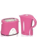 Swan Kettle and Toaster Twin Pack - Pink