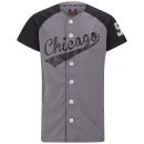 55 Soul Men's Gilroy Baseball Shirt - Black/Grey