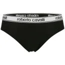 Roberto Cavalli Men's Monochrome Brief - Black