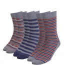 Green Treat Men's 3 Pack Sock Gift Set - Navy