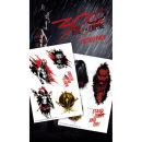 300 Rise of an Empire Spartans - Tattoo Pack - 10 x 17cm