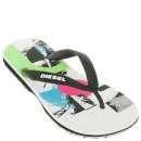 Diesel Men's Water Game Flip Flop - White