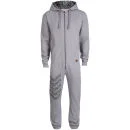 Base Camp Men's Camo Print Onesie - Grey/Camo