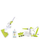 Beldray Steam Bundle - Green (inc 1500W Steam Mop, 1000W Handheld Steamer, and VAX 500ml Steam Cleaning Solution)