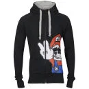 Joystick Junkies Herren Anarchy Hoodie mit Reißverschluss - Schwarz