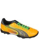 Puma Men's V6.11 TT Astro Turf Trainer - Orange/Charcoal/Lime