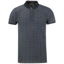 Brave Soul Men's Salvador Pique Polo Shirt - Navy