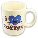 David and Goliath I Love Coffee Mug - Almond