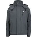 Crosshatch Men's Jestop Double Layered Jacket - Grey