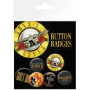 Guns N Roses Lyrics and Logos - Badge Pack