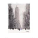 Jon Barker - Heavy Snowfall, 5th Avenue - New York Art Print (60x80)