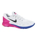 Nike Women's Lunarglide 6 Running Shoes - White/Pink/Blue
