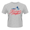 Fargo Men's T-Shirt - Gun - Grey