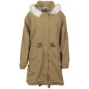 VILA Luxe Women's Bilo Parka - Mustard