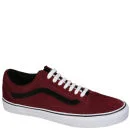 Vans Old Skool Suede/Canvas Trainers - Port Royale/Black