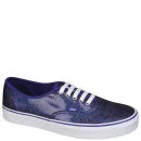 Vans Authentic Iridescent Glitter Trainers - Blue/True White