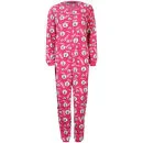 Women's Micro Fleece Sheep Onesie - Pink