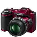 Nikon Coolpix L120 Digital Camera - Red (14MP, 21x Optical Zoom) 3 Inch LCD Refurbished