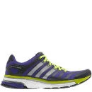 adidas Women's Adistar Boost Running Shoe - Blast Purple/Tech Silver Met/Electricty