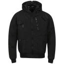 Brave Soul Herren Quest Diamond Gesteppte Kapuzenjacke mit Taschen
