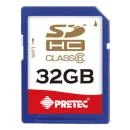 Pretec 32GB SDHC Card (Class 6)