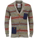 Humor Men's Suida Argyle Cardigan - Grey Multi