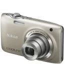 Nikon Coolpix S3100 Compact Digital Camera - Silver (14MP, 5x Optical Zoom) 2.7 Inch LCD