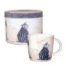 Alex Clark Cats Mug In Tin