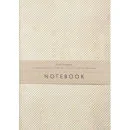 Katie Leamon Green-Pink Stripe Notebook