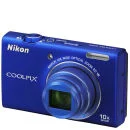 Nikon Coolpix S6200 Digital Camera Blue (16MP, 10x Optical Zoom) 2.7 Inch LCD Refurbished
