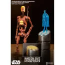 Sideshow Collectibles Star Wars Geonosis Commander Battle Droid and Count Dooku Hologram 1:6 Scale Figure