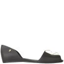 Melissa Women's Fresh Bloom Studded Peep Toe Shoes - Black Contrast