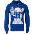 Beck & Hersey Men's Sneaker H Hoody - Hersey Blue