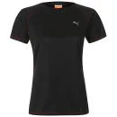 Puma Women's Drycell Running T-Shirt - Black/Grey